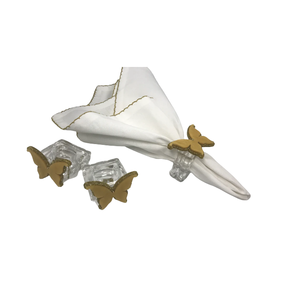 Servilletero acrílico de estilo clásico, servilletero acrílico hecho a mano para boda, accesorios de decoración de mesa, soporte para pañuelos - Product Image 6