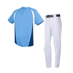 Ensemble d'uniformes de baseball d'équipe Uniforme de baseball personnalisé Uniforme de baseball de qualité supérieure Uniformes de baseball de qualité supérieure 100% polyester sur mesure - Product Image 4