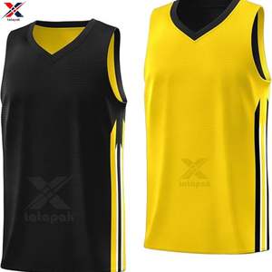 Maillots de basket-ball sans manches personnalisés en sublimation, antibactériens, respirants, évacuant l'humidité, séchage rapide, 100% polyester, toutes saisons - Product Image 2