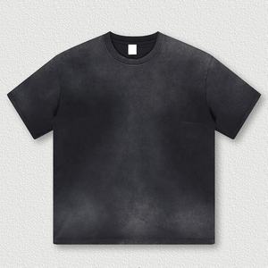 T-shirt surdimensionné graphique personnalisé délavé à l'acide pour hommes grande taille en coton vierge vintage épais avec votre logo de conception - Product Image 4