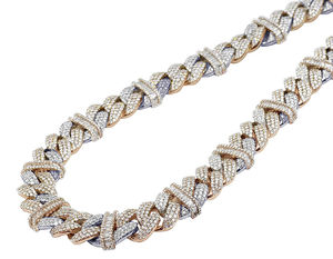 สร้อยเงิน925ใหม่สำหรับทุกเพศประดับเพชรสีขาวสไตล์ฮิปฮอปปรับแต่งได้ - Product Image 6