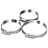 Système métrique de collier de serrage en acier inoxydable de type allemand 304 de taille personnalisée en gros de Chine