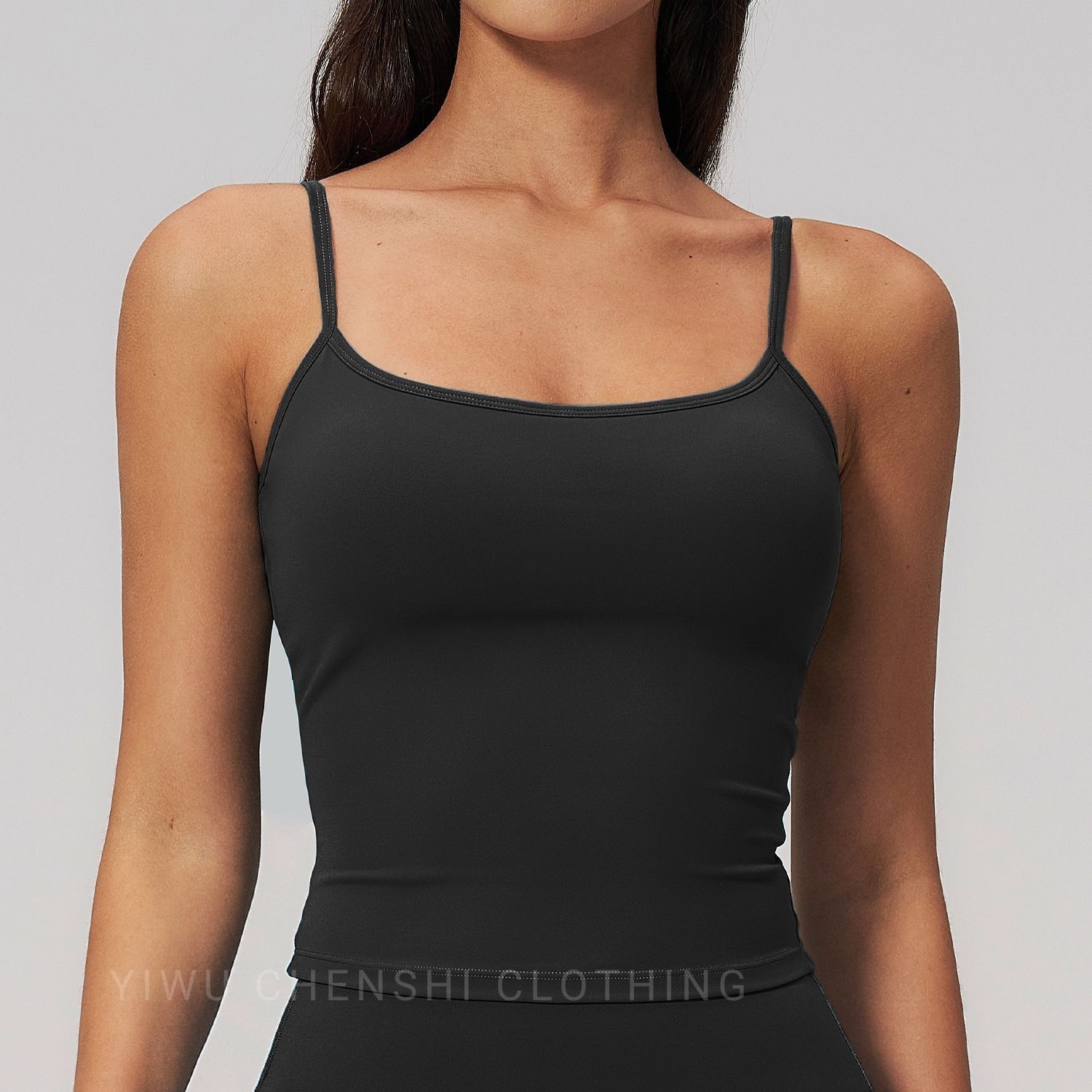 Creamy Brushed Tight-Fit Sports Vest for Women Yoga Tank Top Running Fitness Workout Sleeveless Activewear Inner or Outer Layer