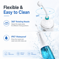 Irrigateur nasal électrique personnalisé 350 ml, nettoyeur de nez sans fil, étanche IPX7, buse rotative à 360°, kit de rinçage nasal rechargeable par USB