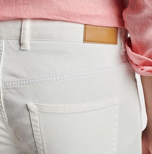 กางเกงยีนส์สกินนี่ย้อมสีขาวสำหรับผู้ชายแฟชั่นใหม่ - Product Image 4