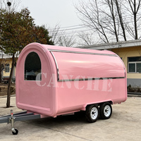 Boulangerie mobile mini donut food cart remorque à vendre USA