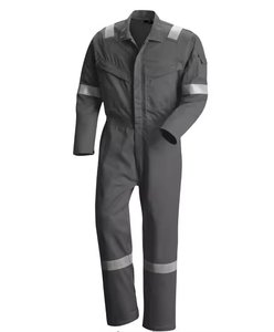 Mono de algodón y polialgodón Ropa de trabajo de alta visibilidad Ropa de trabajo de seguridad reflectante e impermeable - Product Image 2