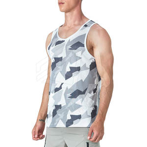 Oem Service Vêtements d'été Hommes Gym Débardeur Grande Taille Adultes Porter à l'extérieur Hommes Gym Débardeur - Product Image 2