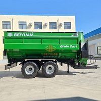 Remorque à grain et à engrais tractée par tracteur BEIYUAN à haute productivité avec boîte de vitesses et pompe |   Puissance de 180 à 350 CV