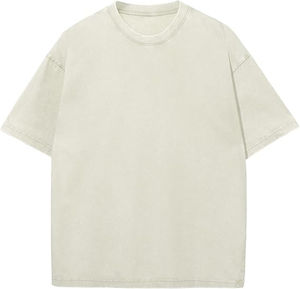 เสื้อยืดผู้ชายขนาดใหญ่พิเศษผ้าฝ้ายธรรมดาโลโก้ที่กำหนดเองขายส่ง - Product Image 3