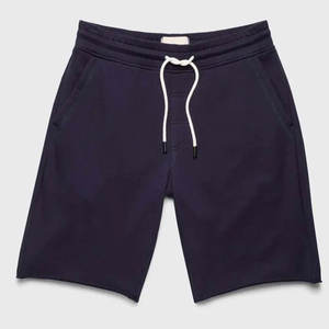 Pantalones cortos deportivos de lana de algodón 100% para hombre, ropa de chándal de gimnasio informal de estilo callejero ecológico con logotipo de diseño personalizado al por mayor - Product Image 3