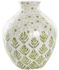 Best Collection Capiz Mother of Pearl <b>Flower</b> <b>Vases</b> <b>Glass</b> Durable Handwoven Dining Room Furniture - Product Image 2