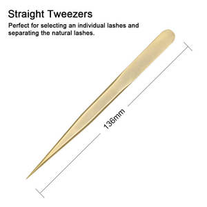 Pinzas profesionales de pestañas de acero inoxidable para mujeres, patrón de eliminación de cejas, tijeras inclinadas, tijeras de belleza - Product Image 4