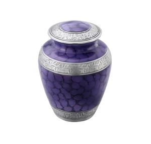 Nouvel arrivage Urne funéraire gravée florale pour les cendres sacrées Fournitures funéraires modernes Urnes souvenir - Product Image 1