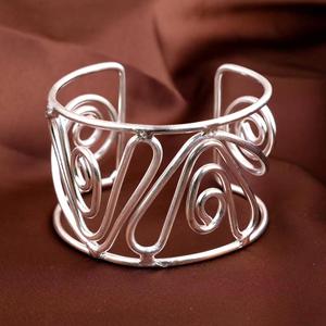 Bracelet en métal artisanal, design moderne de sculpture chinoise, bijoux pour femmes, style ethnique bohème, mode nuptiale, export en gros, qualité supérieure - Product Image 5