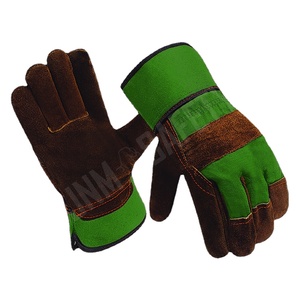 Gants de travail en cuir de vachette grainé de qualité supérieure, fabriqués au Canada, confortables, ignifuges, pour travaux industriels et jardinage - Product Image 4