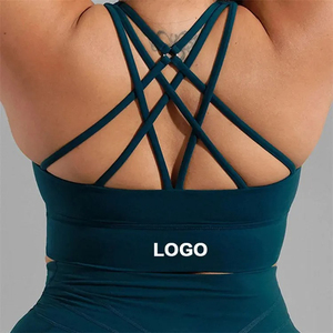 Vêtements de sport les plus vendus, vêtements de sport de gym, soutien-gorge de sport de yoga, pantalon long à taille haute imprimé en polyester/nylon, respirant - Product Image 3