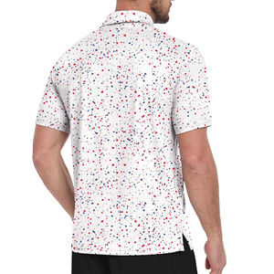 Polos de Golf Personalizados con Logotipo, Lisos, Teñidos, de Color Sólido, de Poliéster, de Secado Rápido, Corte Regular, Absorben la Humedad, Manga Corta con Cuello - Product Image 2