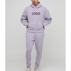 Conjunto Deportivo de Algodón para Hombre, Sudadera con Capucha y Pantalones Deportivos Extra Grandes, Color Personalizado, Muy Popular - Product Image 1