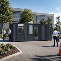 Atelier de conteneurs Etodevice, bureau préfabriqué de luxe à bas prix, kiosque en conteneur, bâtiment modulaire préfabriqué