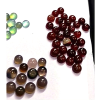 857 pièces de cabochons en calcédoine naturelle de haute qualité, 6mm, 7mm, 8mm, bleu aqua, jaune, pierres précieuses en vrac, 1900 carats pour la fabrication de bijoux, 76 $ US
