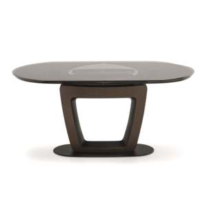 Modern Style Curved Orbital Extendable Dining <b>Table</b> Set Wooden Oval Shape Convertible and <b>Expandable</b> for Home Office Use - Product Image 6