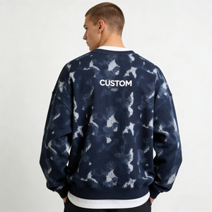 Sweat à capuche tendance pour homme en tricot gaufré doux avec strass, coupe classique, confortable, style streetwear décontracté, 100 % coton, écologique - Product Image 6
