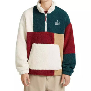 Vestes en polaire Sherpa d'hiver personnalisées Oem Design 2025 pour hommes vêtements d'extérieur vestes chaudes pour hommes vente en gros de veste en polaire Sherpa pour homme - Product Image 1