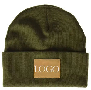 หมวกบีนนี่ผ้าถักแจ็คการ์ดสำหรับผู้ชายหมวกบีนนี่ผ้าฟลีซถักสำหรับฤดูใบไม้ร่วงฤดูหนาว - Product Image 1