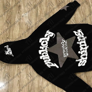 เสื้อฮู้ดผู้ชายผ้าฝ้ายผสมโพลีเอสเตอร์เนื้อหนานุ่ม พิมพ์ลายได้ตามต้องการ กันลม ระบายอากาศ แห้งเร็ว คุณภาพสูง สำหรับฤดูหนาว - Product Image 3