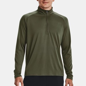 Sudaderas Personalizadas con Logotipo Bordado para Hombre, Ropa Deportiva de Gimnasio Elástica 100% Poliéster, Ligera, con Cierre de Cremallera de un Cuarto - Product Image 1