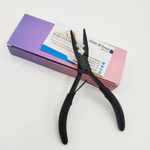 Pinza para Extensiones de Cabello de 2 Orificios, Mini Pinza para Extensiones de Cabello con Anillos Micro Nano, Herramienta para Abrir y Quitar - Product Image 1