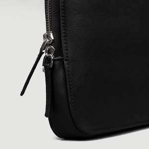 Housse pour ordinateur portable Baxter 17 pouces, fine, en cuir PU avec doublure en feutre doux, fermeture éclair, portable, style simple - Product Image 6