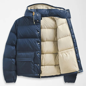 Chaqueta acolchada de manga larga para hombre, novedad de invierno, logotipo personalizado impreso en la parte delantera con cuello levantado - Product Image 1