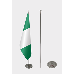 Bandera Oficial de Nigeria para Interiores, Impresa Digitalmente en Aluminio, Plástico, Poliéster y Seda, para Seguros Automotrices, Educación, Agencias de Viajes - Product Image 2