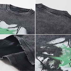 Camisa de Manga Corta para Hombre, Ropa Elástica de Algodón, Camiseta de Gimnasio para Hombre, Venta Al por Mayor, Stock de Fábrica - Product Image 6