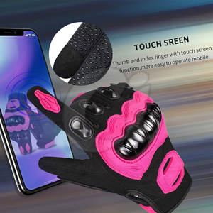 Guantes de moto de protección de la mejor calidad Guantes de moto resistentes al desgaste Guantes de moto antideslizantes - Product Image 4