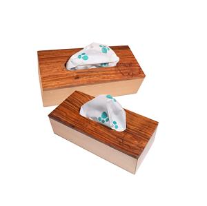 Boîte à mouchoirs en bois de forme rectangulaire Unique vente chaude bureau à domicile mariage cuisine dessus de Table porte-mouchoirs en bois bas quantité minimale de commande - Product Image 5