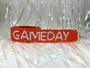 College Gameday Florida State Seminoles Beaded Strap Custom Handmade Bag Strap Adjustable Embroidery <b>Purse</b> Shoulder <b>Belt</b> Fashion - Product Image 2
