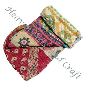 Kantha <b>Quilt</b> Gudari Kantha <b>Quilt</b> Gudari Hot Selling Wholesale Gold Supplier GD2088 <b>Handmade</b> Kantha <b>Quilt</b> Cotton Printed Indian - Product Image 2