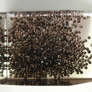 Quartz fumé naturel, coupe brillante ronde de 2 mm, pierre précieuse de qualité supérieure pour la fabrication de bijoux - Product Image 3