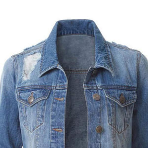 Veste en jean pour femmes, manches longues, streetwear, manteau en jean tendance, veste en jean pour femmes pour tous les jours et les voyages - Product Image 4