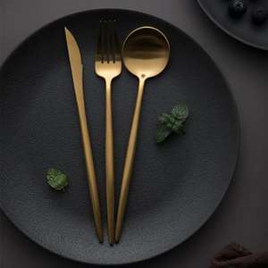 Premium Stainless Steel Cutlery Set High Shine <b>Flatware</b> For Formal Dining Table Settings - Product Image 5