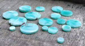 อัญมณีทรงกลมลาริมาร์ธรรมชาติลูกปัดคุณภาพสูงอัญมณีหลวมสำหรับการทำเครื่องประดับทุกขนาด - Product Image 2