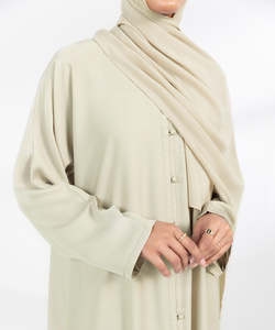 2025 nouveau Style de haute qualité à manches longues femmes musulmanes Abaya robe islamique tailles personnalisées couleurs disponibles en gros Occasion de prière - Product Image 5