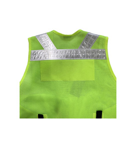 Chaqueta de seguridad de alta resistencia Hi Vis de la compañía Vietnamita Chaqueta reflectante de protección ligera hecha de poliéster - Product Image 6