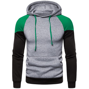 Sweat à capuche sport surdimensionné pour femmes sweat polaire épais poches kangourou couleur unie bloc imprimé brodé contraste - Product Image 1
