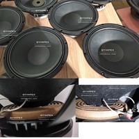 Subwoofer de 12 pulgadas de rango medio-bajo de ferrita, profesional OEM de China, para equipo de DJ, sistema de sonido line array para conciertos, para caja de altavoz vacía de 12 pulgadas
