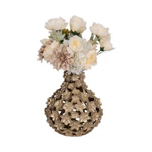 Precios directos de fábrica, diseño acanalado, florero de Metal de latón para el hogar, Hotel, boda, decoración, jarrón de suelo de latón, creaciones - Product Image 6