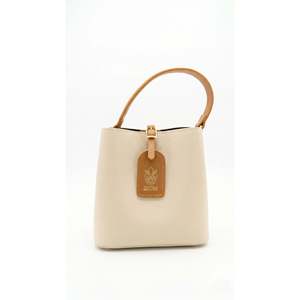 Structured Handbag in Genuine Dollaro Leather - Made in <b>Italy</b> - Art. 26083 - Product Image 1